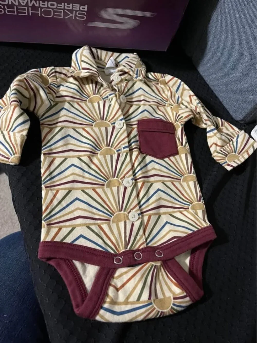 Kate Quinn retro style bodysuit 0-3 months